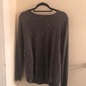 Beaded philosophy sweater (Size L)